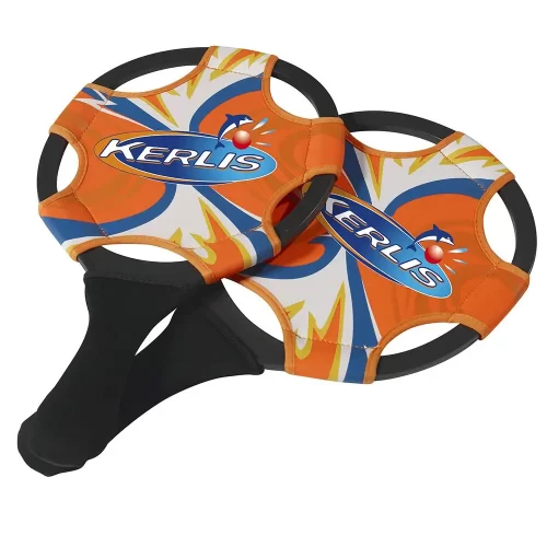 Snyggt strandtennis racket-set i neopren