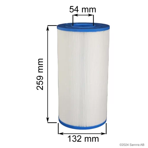 Spafilter motsvarande: Darlly: SC756 Unicel: C-5345 Filbur: FC2970 Pleatco: PLBS50